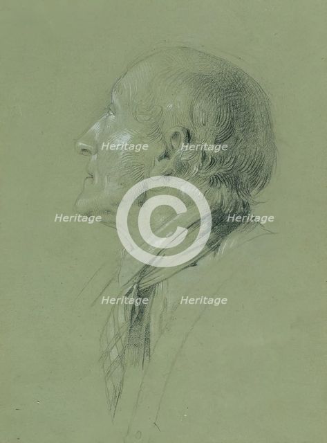 Portrait study for the “Homecoming of the Landwehrmann” (1817), before 1817. Creator: Johann Peter Krafft.