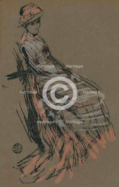 Portrait Study in Pastel, c19th century, (1903). Artist: James Abbott McNeill Whistler