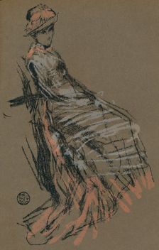 Portrait Study in Pastel, c19th century, (1903). Artist: James Abbott McNeill Whistler