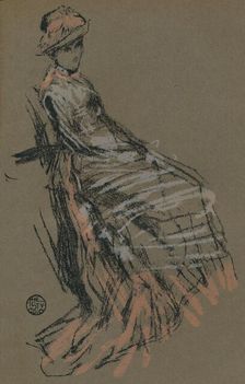 Portrait Study in Pastel, c19th century, (1903). Artist: James Abbott McNeill Whistler