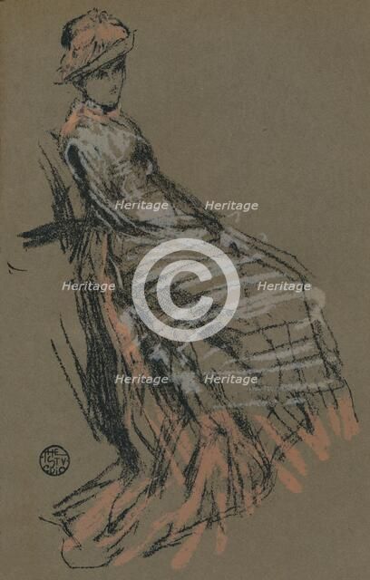 Portrait Study in Pastel, c19th century, (1903). Artist: James Abbott McNeill Whistler