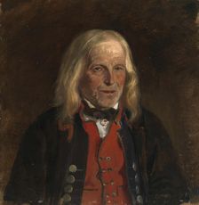 Portrait Study of the Farmer Jan Sandve[?], probably 1871. Creator: Adolph Tidemand