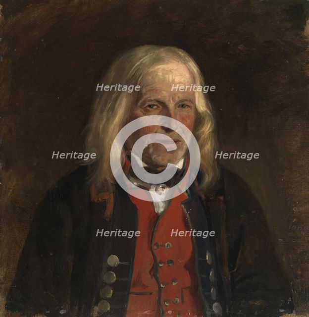 Portrait Study of the Farmer Jan Sandve[?], probably 1871. Creator: Adolph Tidemand.