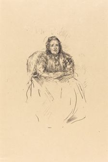 Portrait Study: Mrs. Philip, 1896. Creator: James Abbott McNeill Whistler