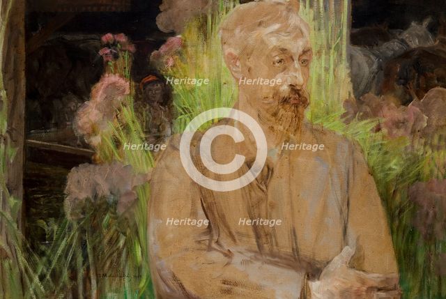 Portrait Study (Stanislaw Debicki-Artist, Painter), 1914. Creator: Jacek Malczewski.