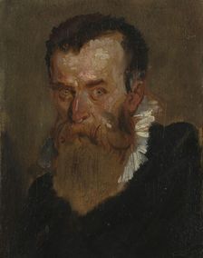 Portrait study, Undated. Creator: Franz von Lenbach