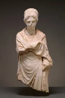 Portrait Statue of a Woman, about A.D. 120-130. Creator: Unknown