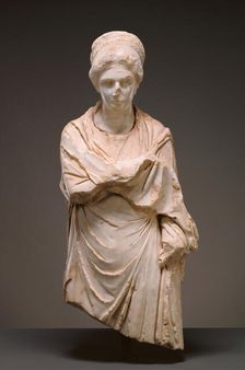 Portrait Statue of a Woman, about A.D. 120-130. Creator: Unknown