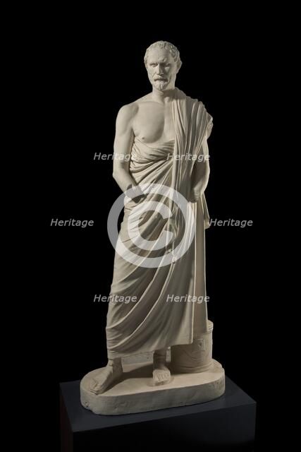 Portrait statue of Demosthenes, 1st-2nd century AD. Artist: Unknown.