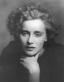 Portrait photograph of Greta Garbo, 1925 July. Creator: Arnold Genthe