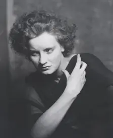 Portrait photograph of Greta Garbo, 1925 July. Creator: Arnold Genthe