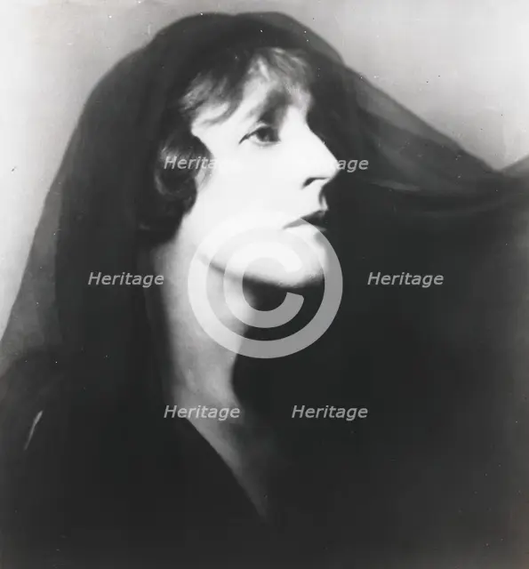 Portrait photograph of Margaret Anglin as Electra, between 1910 and 1925. Creator: Arnold Genthe.