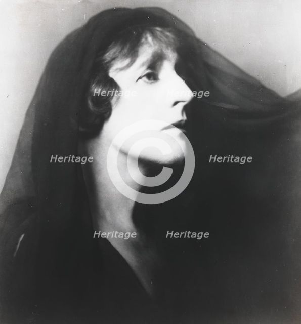Portrait photograph of Margaret Anglin as Electra, between 1910 and 1925. Creator: Arnold Genthe.