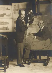 Portrait Photograph of Sir William Orpen, c1934. Creator: Unknown