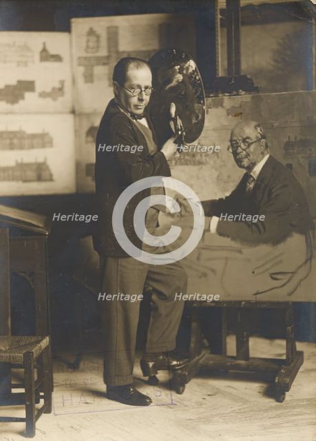 Portrait Photograph of Sir William Orpen, c1934. Creator: Unknown.