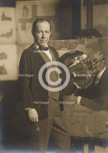Portrait Photograph of Sir William Orpen, c1934. Creator: Unknown.