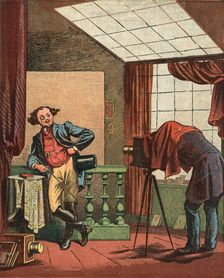 Portrait photographer's studio, 1871