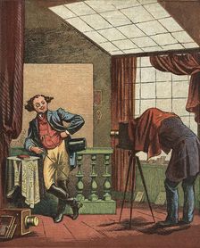 Portrait photographer's studio, 1871