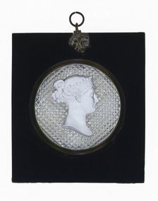 Portrait Plaque, England, 1820/30. Creator: Apsley Pellatt and Company