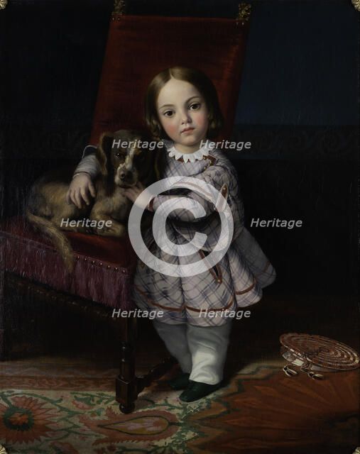 Portrait présumé de Vittoria Balze, 1845. Creator: Jean-Paul-Etienne Balze.