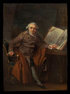 Portrait présumé de Jean-Jacques Lagrenée dit Portrait d'un homme dans un manteau croisé, c1787. Creator: Marguerite Gerard