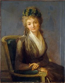 Portrait présumé de Lucile Desmoulins (1771-1794), c1790. Creator: Louis Leopold Boilly