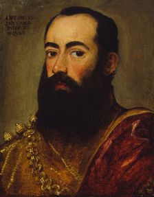 Portrait Presumed to Be of Antonio Zantani, 1550/60. Creator: Unknown