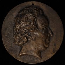 Portrait profile of Pierre-Augustin Hulin, 1832. Creator: Pierre-Jean David d'Angers