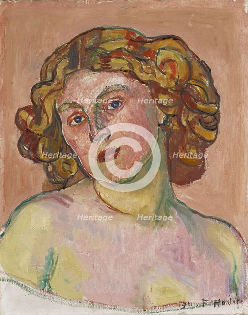 Portrait Régina Morgeron, 1911. Creator: Hodler, Ferdinand (1853-1918).