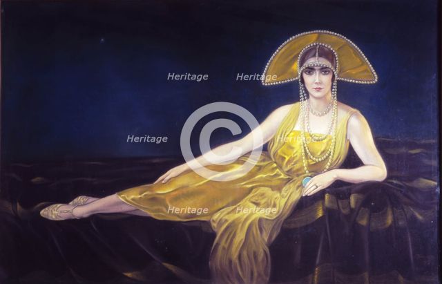 Portrait Wally Toscanini, 1925. Creator: Martini, Arturo (1889-1947).