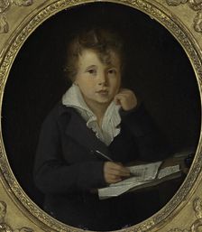 Portrait thought to be Ary Scheffer as a child. Creator: Johann Bernhard Scheffer