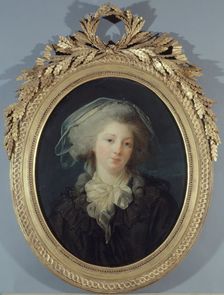 Portrait thought to be Charlotte-Françoise Bergeret de Norinval, between 1780 and 1783. Creator: Elisabeth Louise Vigee-LeBrun