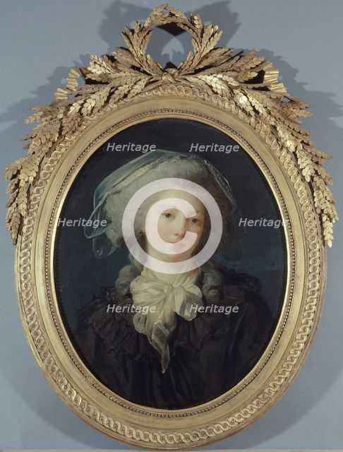 Portrait thought to be Charlotte-Françoise Bergeret de Norinval, between 1780 and 1783. Creator: Elisabeth Louise Vigee-LeBrun.