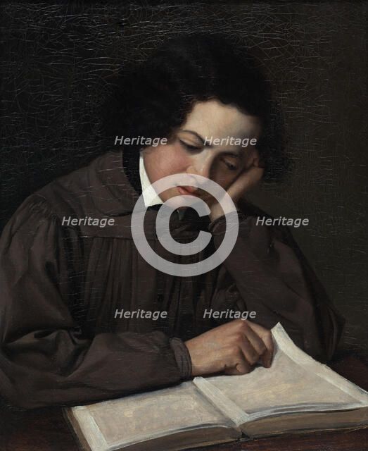 Portrait thought to be François-Victor Hugo. Creator: Unknown.