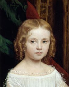Portrait thought to be Jeanne Scheffer, c1845. Creator: Henry Scheffer