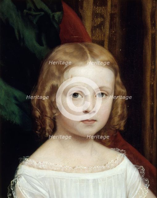 Portrait thought to be Jeanne Scheffer, c1845. Creator: Henry Scheffer.