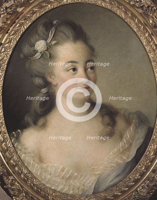 Portrait thought to be Madame Dugazon, actress of the Comedie-Italienne. Creator: Ecole Francaise.