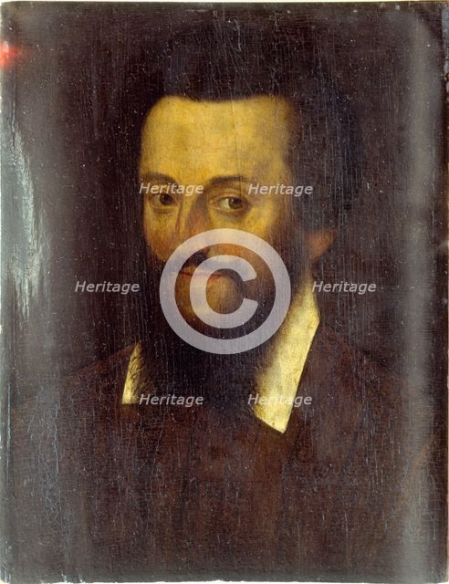 Portrait thought to be Nompar de Caumont, Duke of the Force (1582-1678), c1610. Creator: Francois Quesnel.