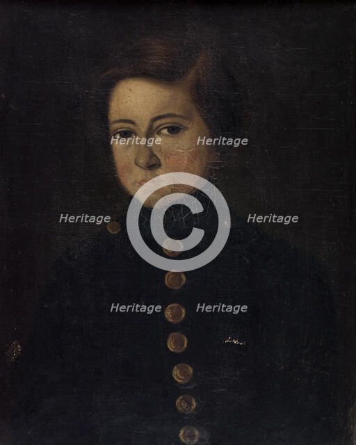 Portrait thought to be of Léopold Hugo (1827-1866). Creator: Unknown.