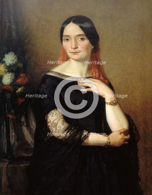 Portrait thought to be of Miss Mars. Creator: Ary Scheffer.