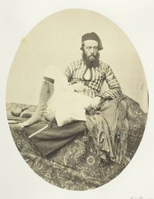 Portrait, Turkish Summer Costume, 1857. Creator: Francis Frith