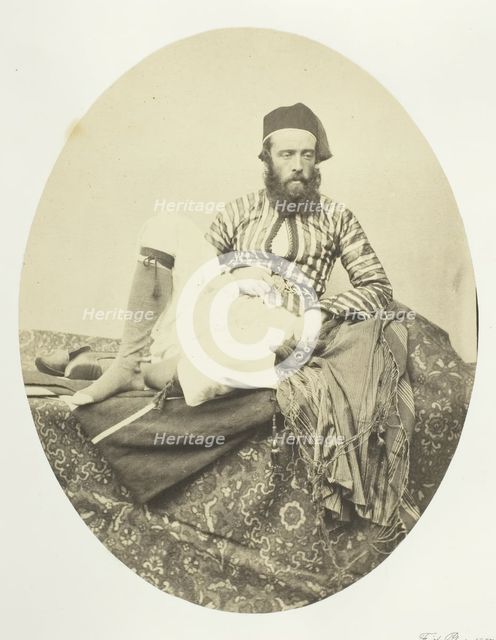 Portrait, Turkish Summer Costume, 1857. Creator: Francis Frith.