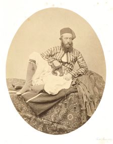 Portrait, Turkish Summer Costume, Printed c.1862. Creator: Francis Frith