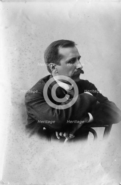 Portrait - unknown man, c1900s. Creator: Robert Augustus Henry L'Estrange.