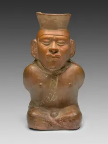 Portrait Vessel of a Captive, 100 B.C./A.D. 500. Creator: Unknown