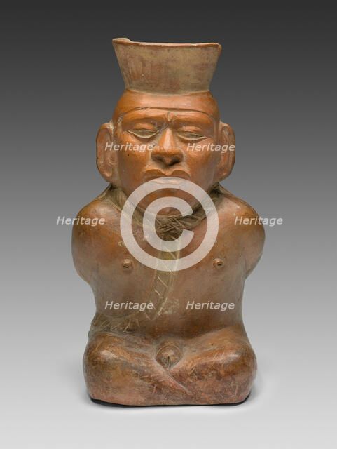 Portrait Vessel of a Captive, 100 B.C./A.D. 500. Creator: Unknown.