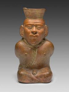 Portrait Vessel of a Captive, 100 B.C./A.D. 500. Creator: Unknown