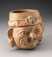 Portrait Vessel of a Head, 100 B.C./A.D. 500. Creator: Unknown