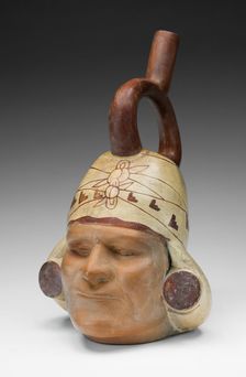 Portrait Vessel of a Ruler, 100 B.C./A.D. 500. Creator: Unknown