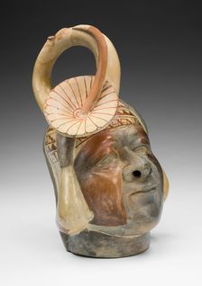 Portrait Vessel of a Ruler, 100 B.C./A.D. 500. Creator: Unknown